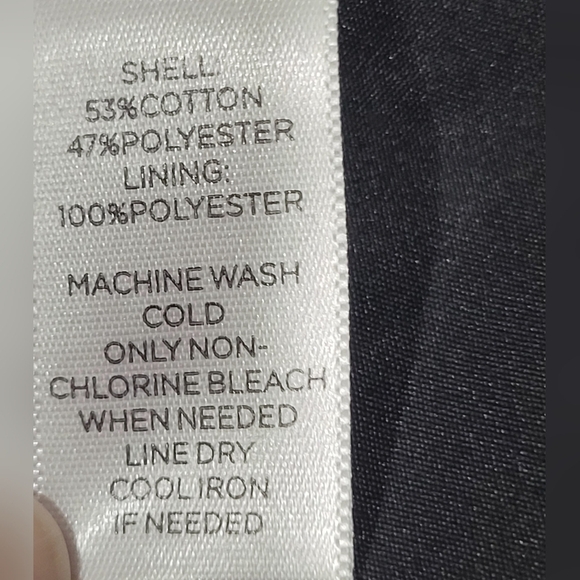 LOFT 12P Geometric Black Cream Ruffle Hem Work Career Skirt Wardrobe - Picture 5 of 6